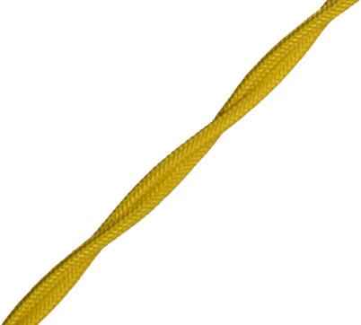 Витой винтажный ретро провод двухжильный медный B1-422-719 ГОСТ песочное золото Bironi (Бирони) 