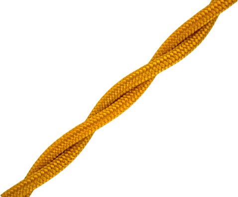 Витой винтажный ретро провод двухжильный медный B1-422-79 ГОСТ золото Bironi (Бирони) 