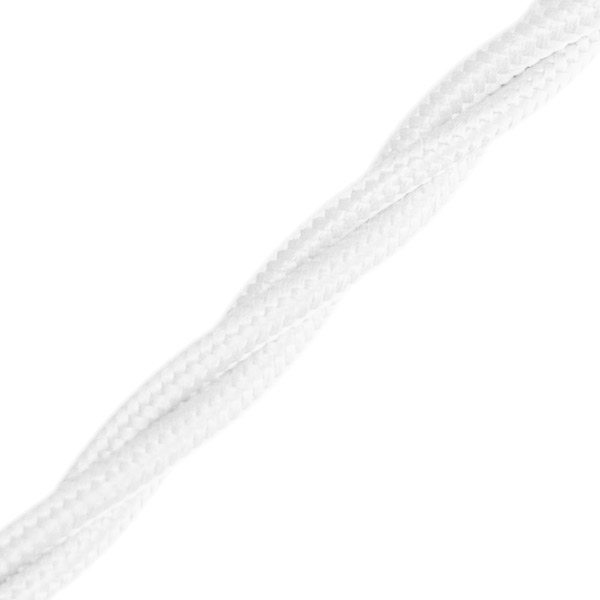 Витой винтажный ретро провод трехжильный медный B1-432-71 ГОСТ белый Bironi (Бирони) 