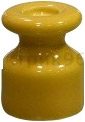 Фарфоровые изоляторы  марки Bironi и Розеткофф в ретро-стиле золото R-IZ-19